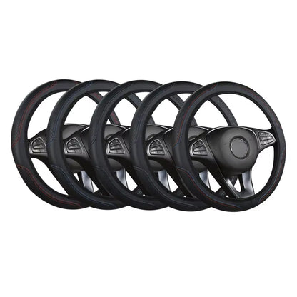 Car Steering Wheel Cover Has No Inner Ring Steering Wheel Cover anti Slip Breathable Cover Universal Microfiber Leather
