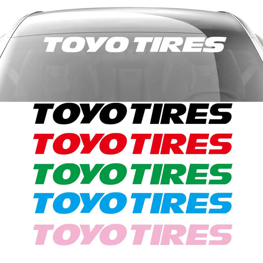 75 Cm for TOYO TIRES Windshield Decal Sticker Stance JDM USDM Tuning