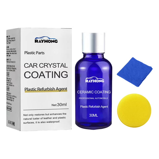 30Ml Car Ceramic Coating Plastic Parts Crystal Coating Plastic Refurbishment Ceramic Coating Plastic Parts Refurbish Restoration