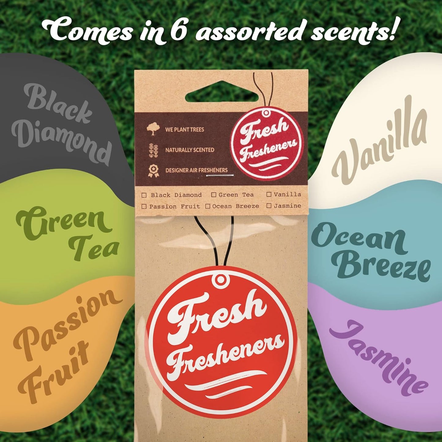 Sasquatch Car Air Fresheners 4 Pack, Car Air Fresheners Scented with Premium Oils by  (4 Pack)