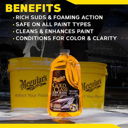 Meguiar'S Gold Class Car Wash - Get Professional Results in a Foam Cannon 64 Oz