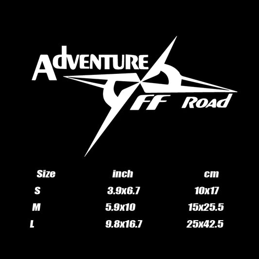 "Adventure off Road"High Quality Sticker for Cars Trucks Motorcycles &Laptops!