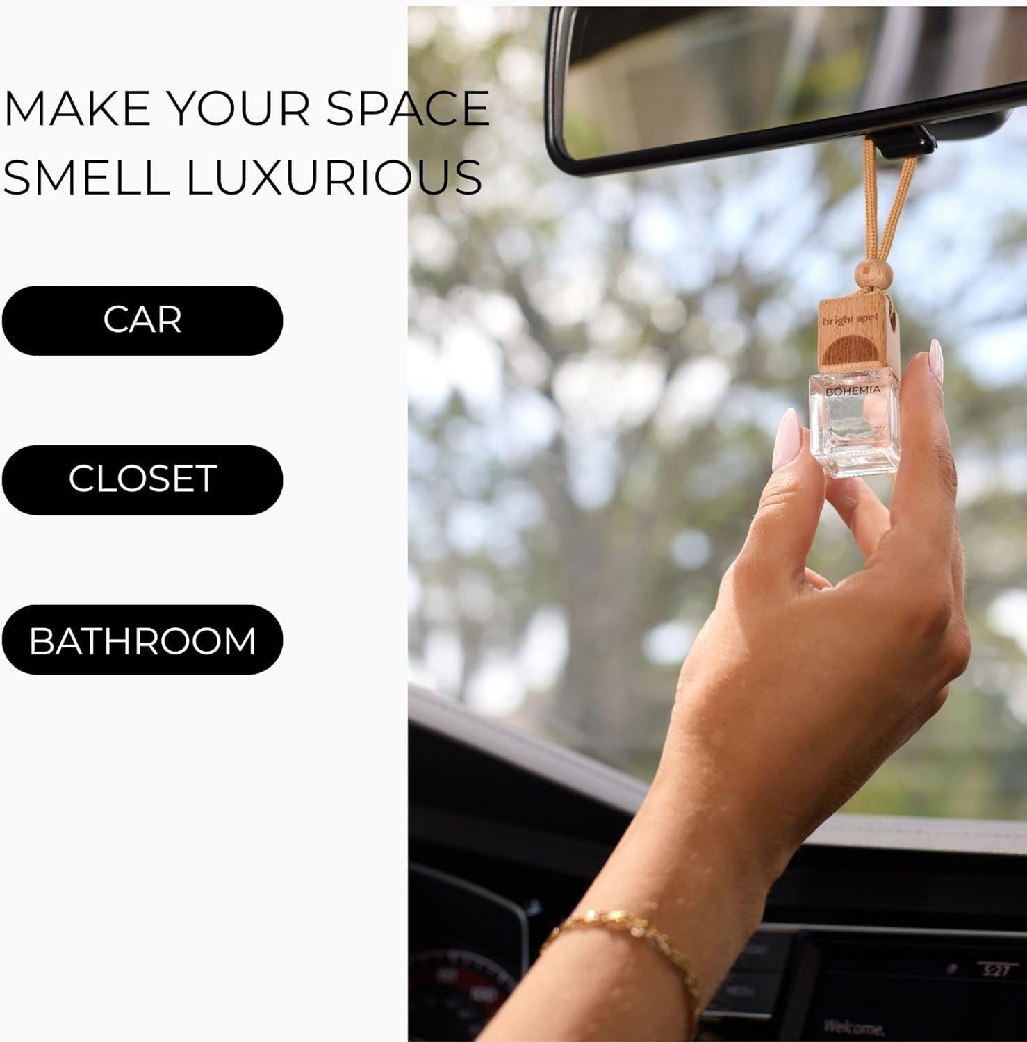 Man Cave Car Air Freshener - Premium Car Hanging Diffuser, Long-Lasting Fragrance up to 120 Days for Auto and Home | Sophisiticated & Woody |Tobacco, Vanilla, Woods | 2-Pack