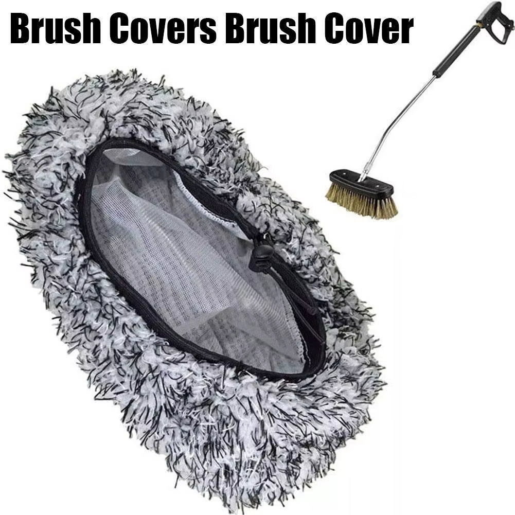 Replacement Cloth Cover for Car Long Handle Brush Head Car Wash Brush Plush Mop Brush Cover 1Pc Car Cleaning Car Accessories