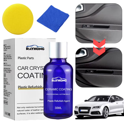 30Ml Car Ceramic Coating Plastic Parts Crystal Coating Plastic Refurbishment Ceramic Coating Plastic Parts Refurbish Restoration