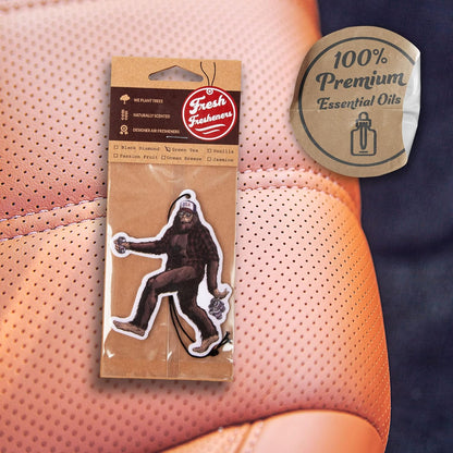 Sasquatch Car Air Fresheners 4 Pack, Car Air Fresheners Scented with Premium Oils by  (4 Pack)